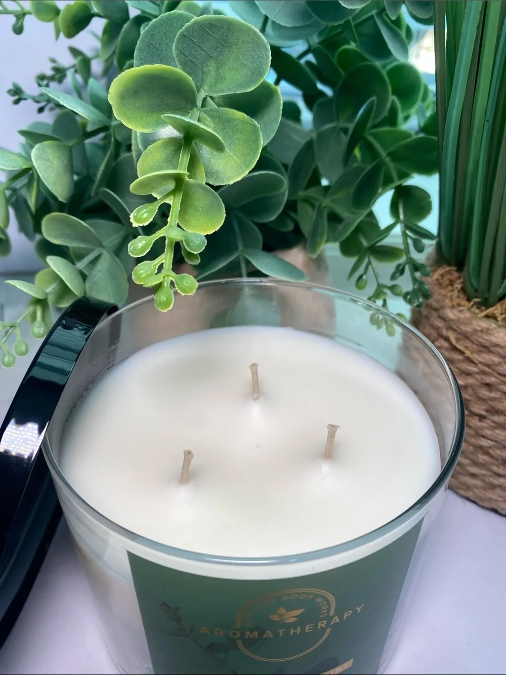Aromatherapy “Eucalyptus Spearmint” Bath & Body Works New 3 Wick Candle